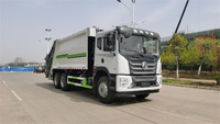 Vente directe usine Chine Nouveau Compresseur de déchets manuel diesel Dongfeng pour camion poubelle, moteur, boîte de vitesses, pompe