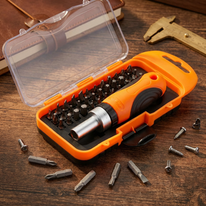 Kit de Destornilladores de Precisión Magnéticos Multifunción de 37 Piezas de Plástico para Reparación de Computadoras, Relojes y Teléfonos Celulares - Product Image 5