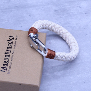 Pulsera Náutica Personalizada de Moda para Hombre, con Cuerda de Tela Náutica y Cierre de Acero Inoxidable Ajustable - Product Image 6