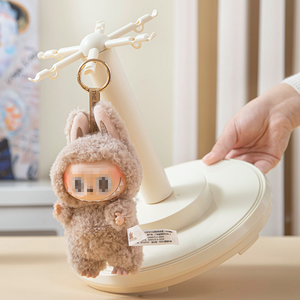 Trong Kho Pop Đồ Chơi Sang Trọng Con Số Treo Vòng Đồ Chơi Hiển Thị Hộp Với Móc Stackable Tự Động Xoay Trong Suốt Lưu Trữ Tổ Chức - Product Image 5