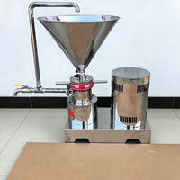 Industriële molen van roestvrij staal voor cashew-, pistache- en pindakaas; notenbotermachine
