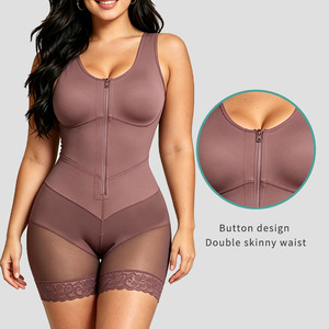 Faja sculptante intégrale pour femme avec fermeture éclair frontale, contrôle abdominal, rehausseur de fessiers, post-partum, post-chirurgie, tailles XS-XXXL - Product Image 6