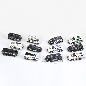 รถตำรวจโมเดลรถ1 64แพ็คแบบมีกล่องใส่หน้าต่าง12ชิ้น - Product Image 5