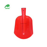 Pelle de jardin Buffalo S504-7, tête de pelle en acier avec poignée en D, longueur de lame de 13 3/4 pouces, poids de 0,9 à 1,5 kg