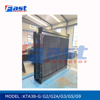 RAPIDE KTA38-G/G2/G2/G3/G4/G9 Radiateur en cuivre pour générateurs diesel Cummins ISO9001:2015 Pièce de rechange noire certifiée