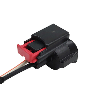 Conector de arnés de cables de seguro blanco claro para coche, carcasa impermeable adecuada para coche, 2 pines hembra, - Product Image 3