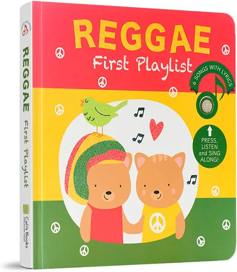 Custom Baby Sound Book Audio Book Touch Button Livros infantis com música Som