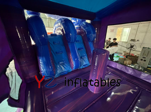 Châteaux gonflables modulaires 7 en 1 avec toboggan, bannière, château gonflable, gonflable d'extérieur, commercial - Product Image 4