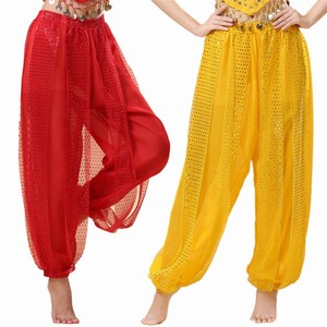 Pantalon de <span class=keywords><strong>danse</strong></span> orientale Ecowalson pour femmes adultes, costume de <span class=keywords><strong>danse</strong></span> <span class=keywords><strong>folklorique</strong></span> indienne, pantalon d'entraînement pour filles adultes - Product Image 1