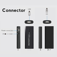XS97 Ultra Stick 2+16GB DDR4 Double WiFi Android 11 4K Smart TV Stick Processeur Amlogic Haut de Gamme