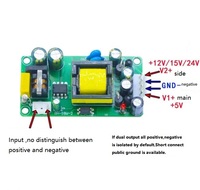 18w double sortie 5v 12v 15V 24v 1A 1.5A 1.2A 500MA 600MA 750MA 800MA convertisseur de puissance à découpage abaisseur isolé