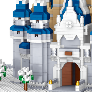 الثلوج القلعة الطوب بناء مجموعات الالعاب 4775 قطعة البسيطة كتلة الجذعية لعبة التعليم الشارع الرؤية الالعاب العملاقة - Product Image 6
