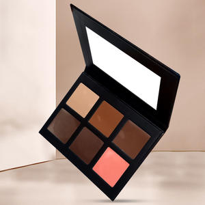 6-צבע diy איפור קונסילר קרם לוח לוח צבעים טבעי העור ערכת תיקון עם בסיס צבע חינם - Product Image 4