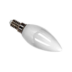 Bombilla LED de filamento, C35 E14, 4W, luz blanca, eficiente, ideal para iluminación decorativa y ambiental en hogares y - Product Image 1