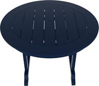 Table de pique-nique extérieure moderne à hauteur réglable, en HDPE, anti-UV, imperméable, à faible entretien, avec logo imprimé en couleur