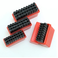 Leathercraft Metal Letter and Number Stamps Punch Set Tool,Alphabet & Numbers Imprinted Metal Leather Punching,Leather LOGO Seal