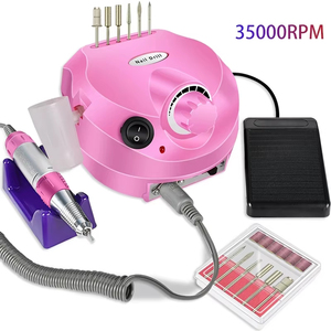 <span class=keywords><strong>Ponceuse</strong></span> à Ongles <span class=keywords><strong>Électrique</strong></span> Professionnelle Portable 15W 20000-35000RPM avec <span class=keywords><strong>Kit</strong></span> de Fraiseuses et Embouts pour <span class=keywords><strong>Manucure</strong></span> - Product Image 1