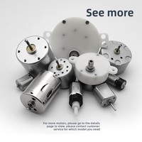 Moteur micro DC à balais pour mini-ventilateur, oreiller de massage, moteur à réducteur à engrenages planétaires