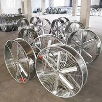 Ventilateur industriel post-type à grand volume d'air et régulation de vitesse, puissant pour le refroidissement en élevage et l'agriculture, Yanggu Blowing