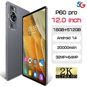 P60pro 12-Inch Thông Minh <span class=keywords><strong>Tablet</strong></span> PC Dual Sim Dual Standby Kim Loại Trường Hợp 16 + 512 <span class=keywords><strong>Android</strong></span> 14 Core Bộ Vi Xử Lý Cảm Ứng Điện Dung Cho Trẻ Em - Product Image 2