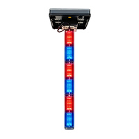 Marqueur de contour de route à LED solaire à clignotement synchrone GPS, résistant à la corrosion, lumière d'avertissement de sécurité routière