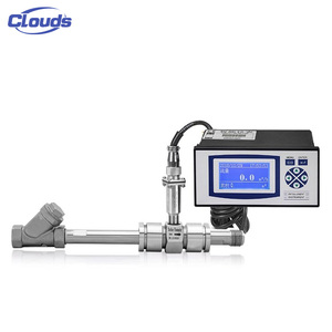 Những đám mây mặt bích nước lưu lượng kế loại DN4 cảm biến khí chất lỏng nhựa thép không gỉ turbin nhiên liệu RS485 dòng Turbine mét - Product Image 3