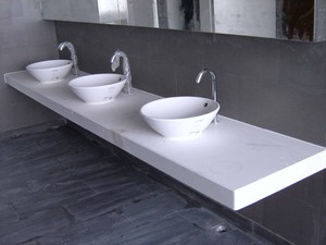 Évier de salle de bain en marbre de style espagnol - Product Image 6