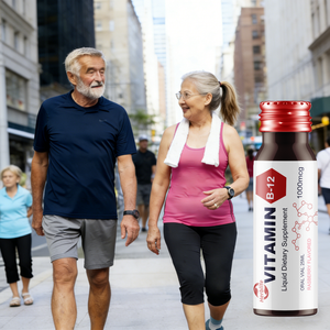 Vitamina B12 Líquida OEM 1000mcg por Porción, Suplemento Dietético Líquido con Sabor a Frambuesa para Apoyo Energético, 10 Viales Bebibles - Product Image 5