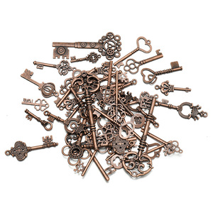 Pendentif en alliage à motifs variés, accessoires de bijoux DIY, petite taille, fournitures d'artisanat plaqué - Product Image 5