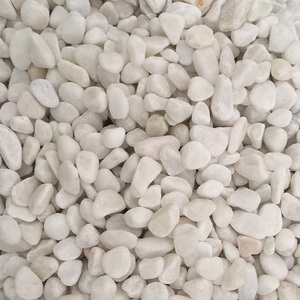 Galet de plage pierre de galets de couleur blanche pour l'aménagement paysager pierre de jardin - Product Image 1