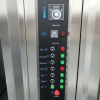 Nuevo Horno Rotatorio Eléctrico y a Gas Portátil Profesional con Acero Inoxidable para Panadería Comercial