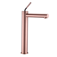 Robinet de lavabo moderne en acier inoxydable brossé, cartouche céramique, monocommande, à poser sur le comptoir, capteur tactile, garantie 5 ans