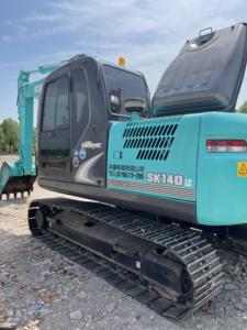Excavatrice sur chenilles hydraulique moyenne d'occasion Kobelco SK140, machine de construction de 14 tonnes, Kobelco SK140 d'occasion, excavatrice moyenne d'occasion - Product Image 3