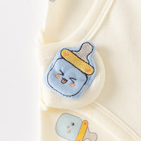 Nieuwe unisex romper van katoen zonder beugels met klittenbandsluiting voor herfst en winter