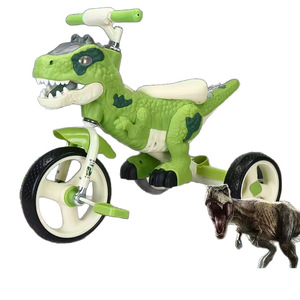 Dinosaur Childrens Tricycle Plastic Foam Wheels 2 To 4 Years Balance Bike For Toddlers - Product Image 1