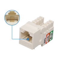 Di alta qualità Cat3 RJ11 modulo telefonico 90 gradi IDC tipo Keystone efficiente connettore Jack accessori