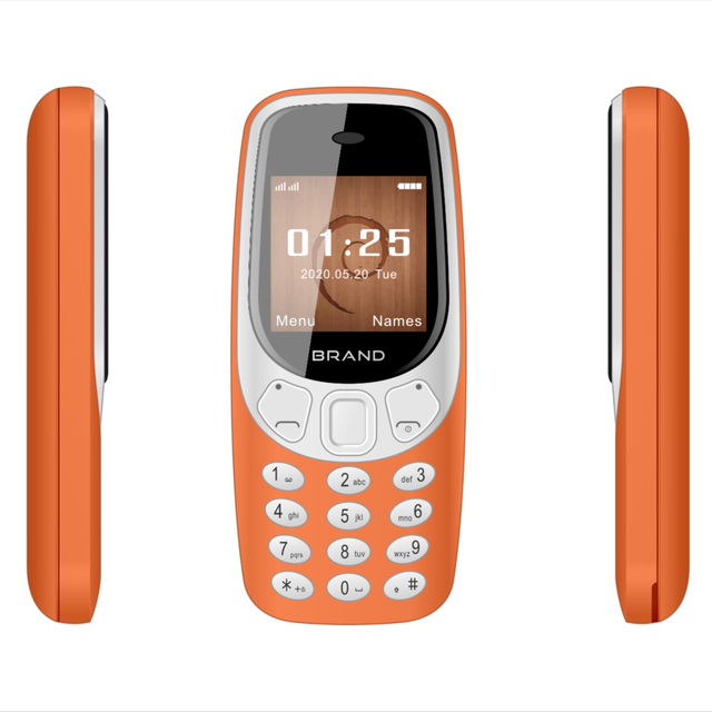 2022 Popular Special Design 1.33inch 480mah 3 Nano Sim Card Low Price Mini Smart Phones