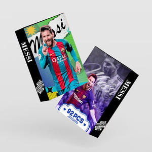 92 Tarjetas de Felicitación de Papel <span class=keywords><strong>HD</strong></span> para Colección de Fotos de Estrellas de Fútbol LOMO con Impresión a Cuatro Colores - Product Image 3