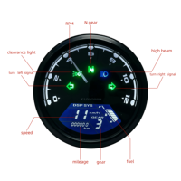 Tachometer digital universal untuk sepeda motor dengan sensor untuk Spidometer Baboon Newtek