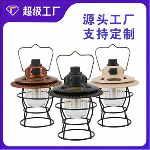 Rechargeable Outdoor Camping Lantern <b>Led</b> Warm White Light Portable Tent Lantern For Garden And <b>Backpacking</b> Use - Product Image 5