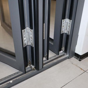Portes coulissantes pliantes <span class=keywords><strong>en</strong></span> aluminium et verre à <span class=keywords><strong>prix</strong></span> <span class=keywords><strong>d</strong></span>'usine, personnalisables - Product Image 6