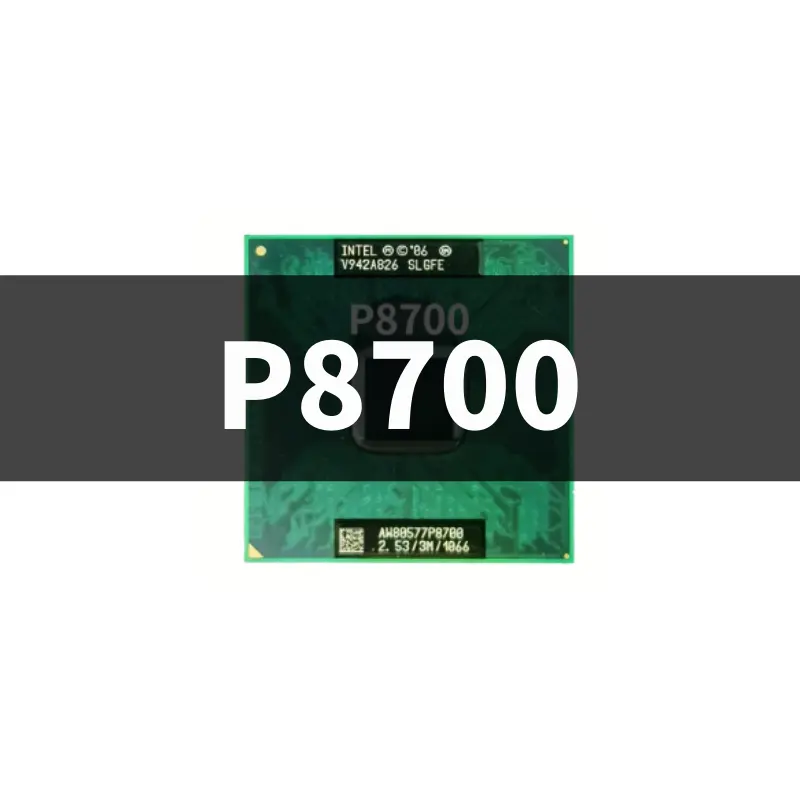 Procesador Dual Core P8700, 2,53 GHz, 3M, 1066MHz, 478, Móvil, 2 Duo