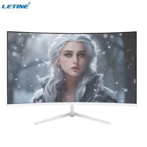 Tela de quiosque barata personalizada 4K 2K Telas Superfície curvada de 32 polegadas FHD Monitor de escolha de jogos