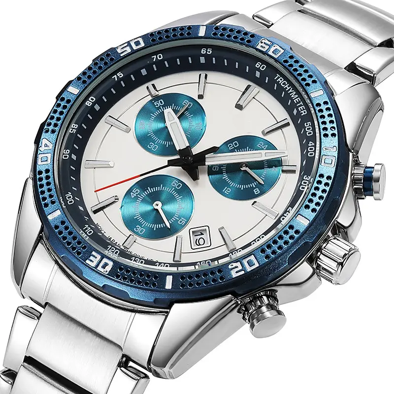 Men's watch luxury brand watches men wrist japan quartz movement navy watch business