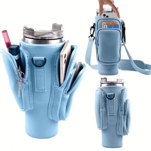 Bolsa Magnética Deportiva Personalizada para Botella de Agua, para Coche, con Funda para Vaso de Hielo, de Neopreno, Aislada, Portátil, Tipo Bandolera - Product Image 1