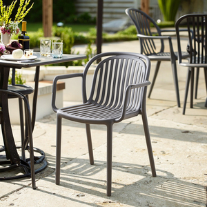 Sillas De Restaurante sedia bianca moderna Cafe all'aperto duro di plastica sedie alte mobili per la casa moderna semplice sgabello di plastica - Product Image 3