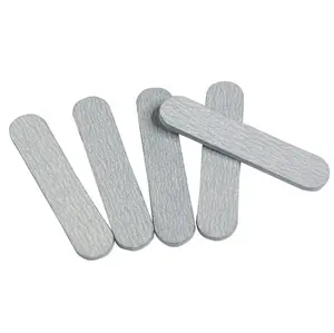 Hotsale Mini 9CM Gray Nail File Buffer Professional Double Side Sanding Nail File Disposable Mini Nails File Manicure