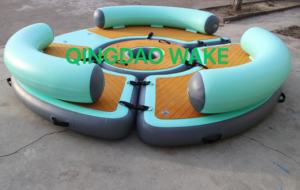 Plate-forme flottante gonflable de protection Sea <span class=keywords><strong>Island</strong></span> Pvc plate-forme de quai de natation flottante plate-forme d'eau gonflable - Product Image 3