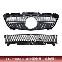Grille de calandre pour Mercedes Benz SLK R172 GT 2011-2017, grille de calandre diamant