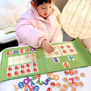 Jeu de puzzle numérique CE CPC EN71 pour la maternelle, jouets de comptage manipulables, jeux mathématiques pour enfants - Product Image 1